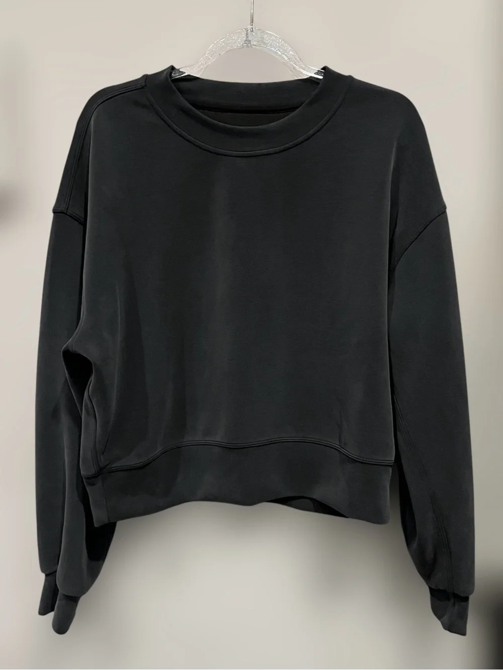 LULULEMON SOFTSTREME PERFECTLY OVERSIZED CROPPED CREWNECK SWEATSHIRT